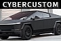 Matte Black Tesla Cybertruck Looks Like It Calls Gotham City Home
