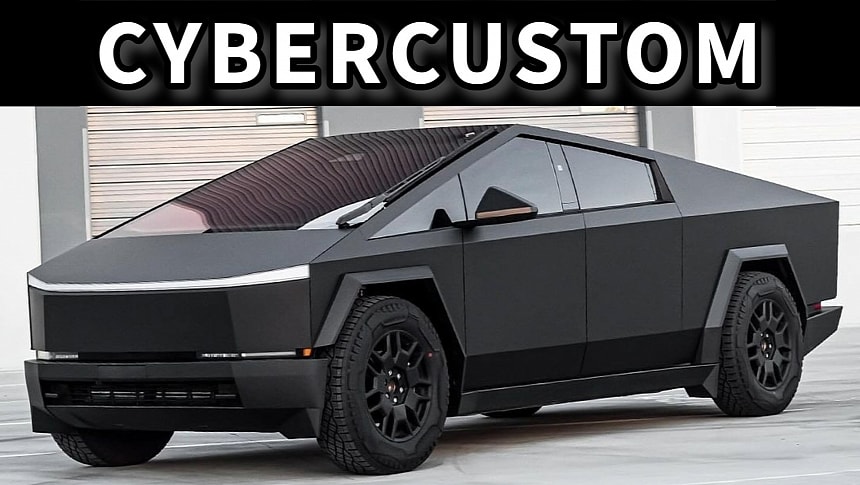 Tesla Cybertruck Matte Black by West Coast Customs