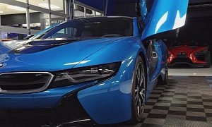 West Coast Customs Boss Drives this Protonic Blue BMW i8