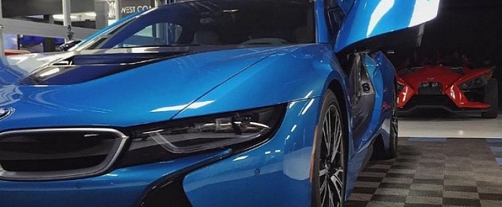 West Coast Customs’ Boss Drives this Protonic Blue BMW i8 