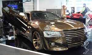 What? Chrysler Crossfire with Audi A8 Headlights and Gold Wheels! <span>· Video</span>