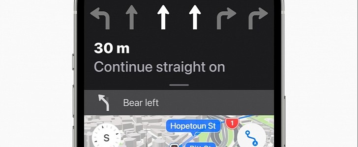 La nueva experiencia de navegación de Apple Maps