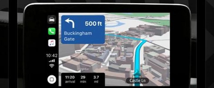 TomTom navigation on Apple CarPlay