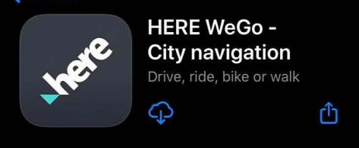 HERE WeGo for iPhone