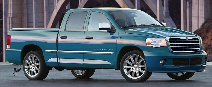 Chrysler Aspen luxury pickup truck rendering by jlord8
