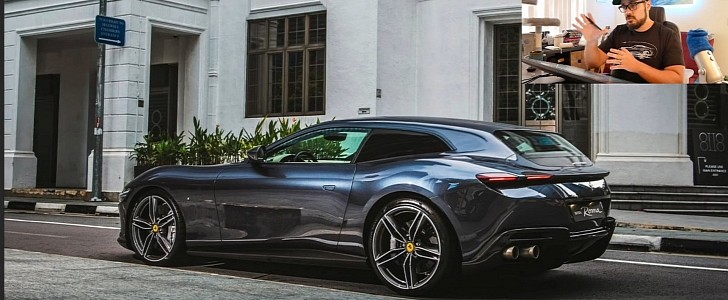 What If Ferrari Decided to Replace the GTC4 Lusso With a Roma "Wagon"?