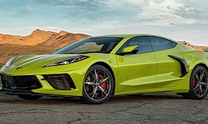 What If... GM Smacked Tesla Around With a Real-Life Corvette C8 Electric Sedan?