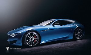 What If Maserati Built a Ferrari FF? Alfieri Shooting Brake Rendered