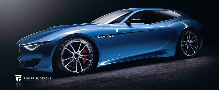 Maserati Alfieri Shooting Brake rendering