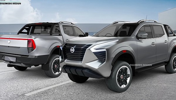 Nissan Navara Frontier CGI new generation by Digimods DESIGN 