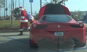 What If Santa Claus Actually Drove a Ferrari? Here’s a 458 Answer
