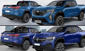 What if the 2025 Renault Oroch and Alaskan Pickup Trucks Became Close Relatives?