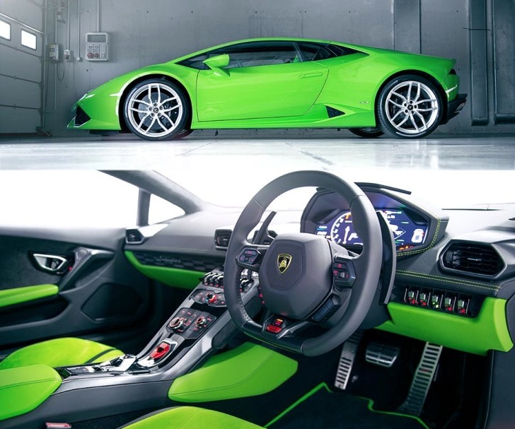 Lamborghini Huracan in Verde Mantis