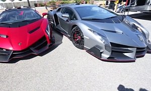 What It's Like to See Two Lamborghini Venenos with 1,500 HP Combined