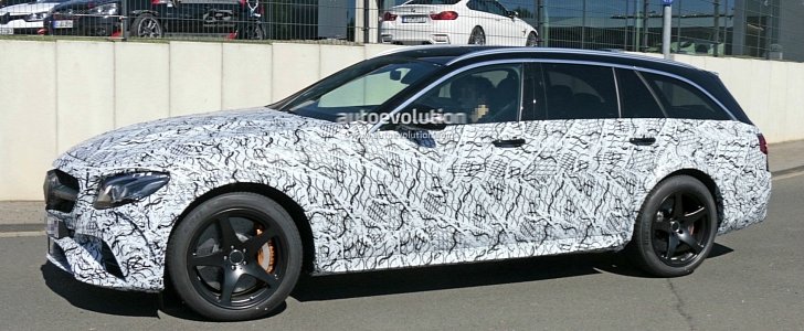 Mysterious 2017 Mercedes-AMG E63 T-Modell prototype