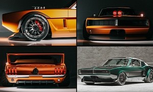 What Makes a '67 Mustang X '69 Charger CGI Mashup Better? A Widebody Kit and Supercharging