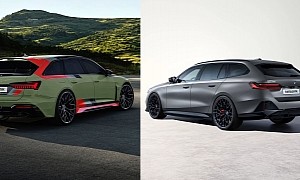 What's Better in Upgraded CGI: New BMW i5 Touring M60 xDrive or Audi RS 6 Avant GT?