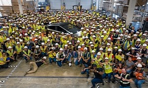 What's This Hand Sign Tesla Workers Are Flashing in Photo of First Production Cybertruck?