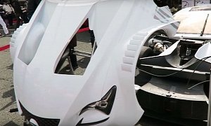 What's Under the Hood of a Lexus RC F Super GT Race Car