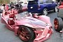 What the Donk?! Pimped-Up Polaris Slingshot Is a Pearl Pink Christmas Tree
