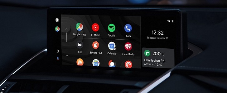 Android Auto interface