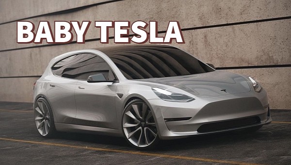 Alleged Gen-3 Tesla prototype