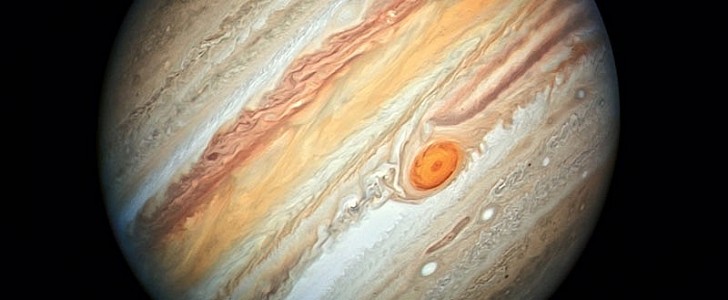 Jupiter it so big it could swallow 1,300 Earths
