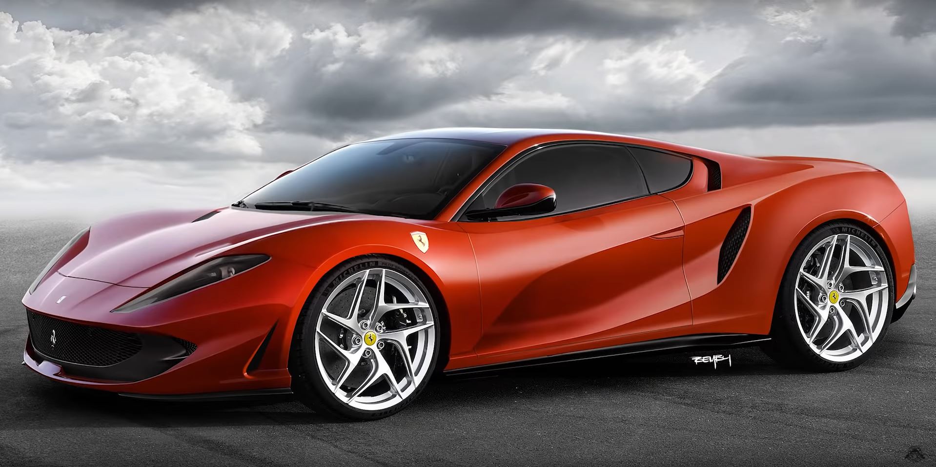 What Would the Ferrari 812 Superfast Look Like as a Mid-Engined V12 Supercar? - autoevolution