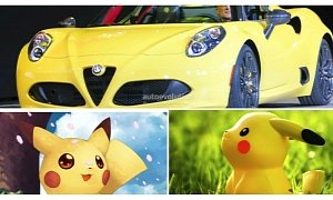 What? Yellow Alfa Romeo 4C Spider Looks Like Pikachu