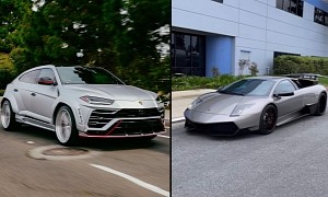 What’s Better in Silver/Gray - a Widebody Urus on 23s or the Classy Murcielago?