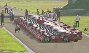 What’s Better Than a Ferrari F40? Make That 40 of Them at Fiorano