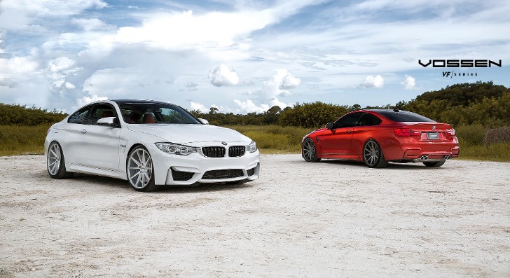 Two BMW M4s