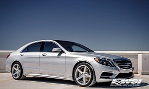 Wheel Specialists Fit 2014 Mercedes S-Class With Vossen CV3 Wheels