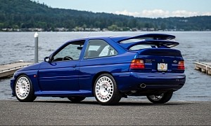 Wheeler Dealers 1995 Ford Escort RS Cosworth Shows Off Triple Spoiler