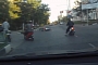 Wheelie Fails, Scooter Riders Almost Get It