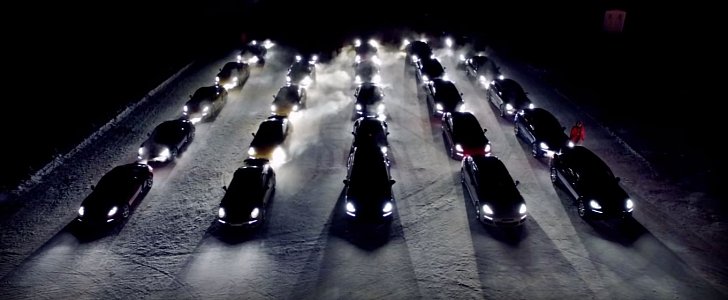 Porsche driving event in Mongolia