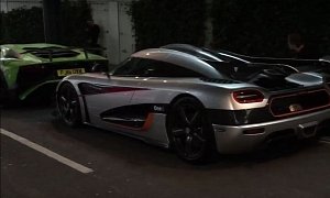 When a Koenigsegg One:1 Makes an Aventador SV Seem Invisible in London
