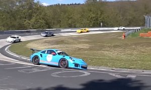 When a Porsche 911 GT3 RS Convoy Turned the Nurburgring into a Green Heaven