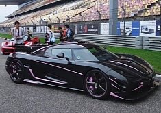 When a Slightly Pink Koenigsegg One:1 Made a Red LaFerrari Look Normal in China