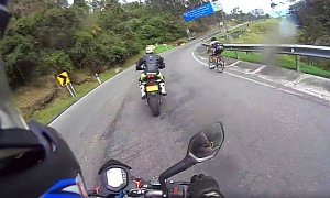 When Bicycles Ride Faster than Motorcycles Through the Twisties...