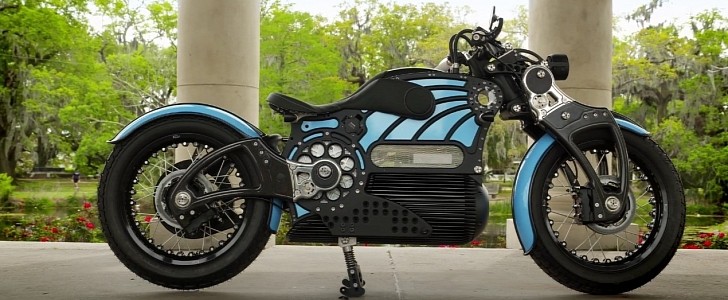 Curtiss One electric motorcycle
