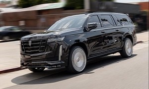 When Murdered-Out Is Too Much, Maybe a Polished Widebody Caddy Escalade ESV Is Better