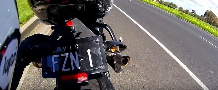 Motorcycle tail-tidy fail