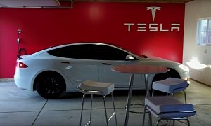 When Your Tesla Addiction Has Gone Too Far: Garage Turned into Showroom