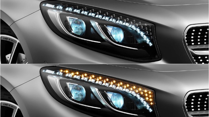 S-Class Coupe Swarovski Headlights