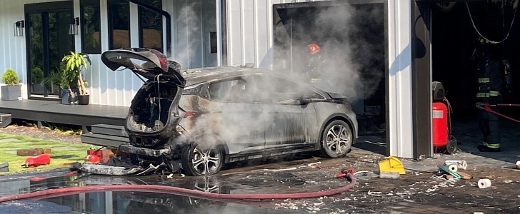 2019 Chevrolet Bolt EV Catches Fire in Canton, Georgia