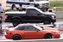 Whipple-Tuned Ford F-150 Truck Races Mustangs and a Nissan GT-R Like a Boss