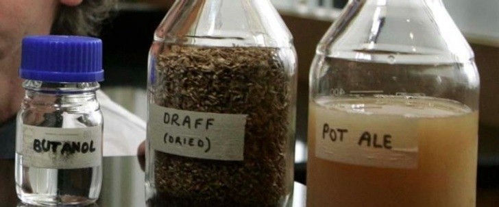Biofuel out of whiskey druff
