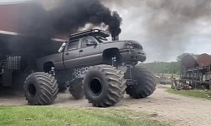 Whistlin’ Diesel “Monster Max” Diesel Truck Rolls Coal Like Nobody’s Business