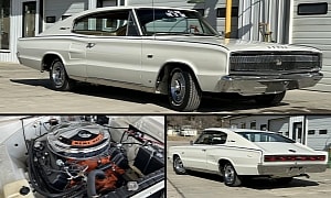 White 1966 Dodge HEMI Charger Is the Perfect Sleeper, Wants a Loving Home